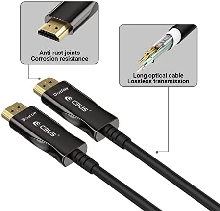 CBUS 150FT vlakna optički HDMI kabl AOC aktivni optički kabl kompatibilan sa Apple TV-om, Xbox