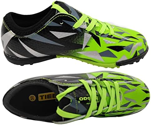tiebaoGanar Boys Girls Turf Soccer Shoes Kids Firm Ground Soccer bitve Athletic Football Boots for Outdoor Indoor