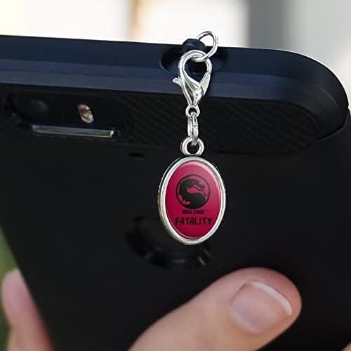 Mortal Kombat Fatality Logo priključak za slušalice za mobilni telefon Ovalni šarm odgovara iPhoneu iPod Galaxy