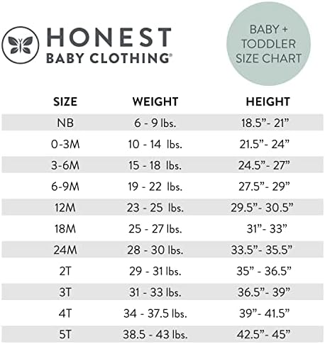 Honestbaby Baby Organski Pamuk Kratki Rukav T-Shirt Multipack