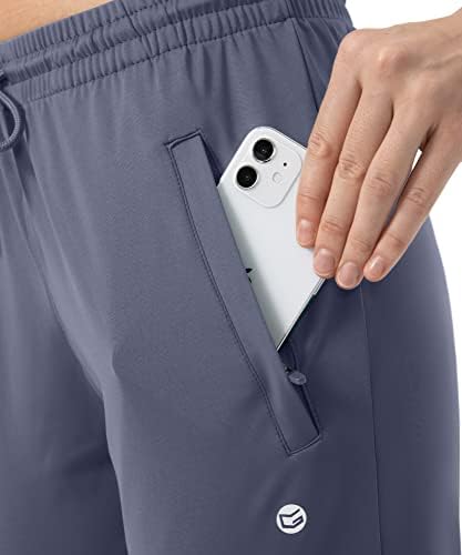 G postepene ženske Joggers pantalone sa džepovima sa zatvaračem sužene trenirke za trčanje za žene Lounge, trčanje