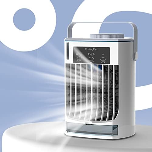 4 u 1 Prijenosni ventilator za klima uređaj USB napunjeni mini klima uređaj 500ml rezervoar za vodu Mobilni