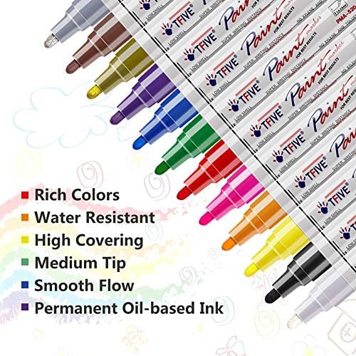 Olovke za boju Nikad ne blede brzo suho i trajno, 12 boja vodootpornih boja za navodnoj boji za