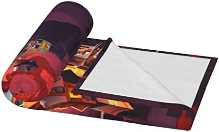 XDQRA Unisex crtani pokrivač lagani pokrivač toplog pokrivača za krevet kauč kauč za kauč 40x50 u -3