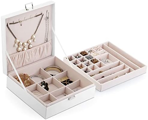 A & A Kutije za nakit velike i srednje veličine Crno-bijelo