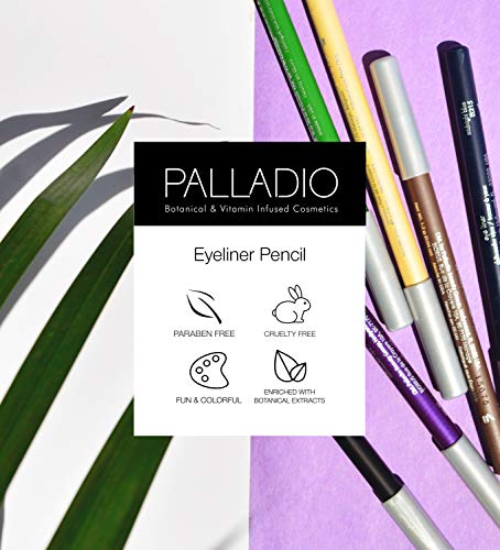 Palladio drvena olovka za oči, tanka olovka, jednostavna primjena, čvrsta, ali glatka Formula, savršeno