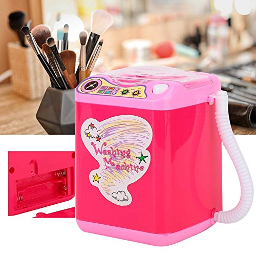 Mašina za pranje sunđera za šminkanje, Mini električni čistač četkica za šminkanje, Pink za djevojčice