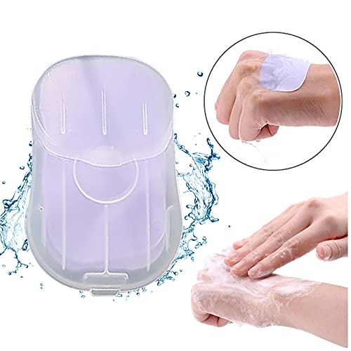 Ručni komadi tableti prijenosni sapun i 50 jednokratnog sapuna papir za ručnu ličnu njegu kože glava