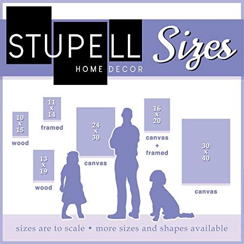 Stupell Industries Bar Kuhinjski znak crno-bijela riječ dizajn Zidna ploča, 7 x 17, višebojna