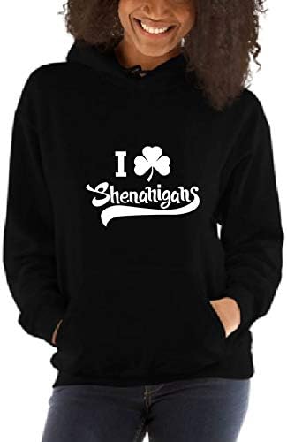 Allntends odraslih duhovita volim Shenanigans St Patricks Day Top Irish Shamrock