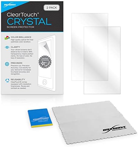 Boxwave zaštitnik ekrana kompatibilan sa Motorola AXH01-ClearTouch Crystal, HD filmska koža-štitnici od ogrebotina