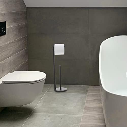 Doitool Wall Mount ručni nosač toaletni papir Držač od nehrđajućeg čelika bez stajaćih toaletnog stalka