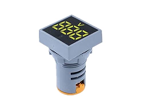 Zlast 22mm Mini digitalni voltmetar kvadrat AC 20-500V voltni tester za ispitivanje napona Mjerač