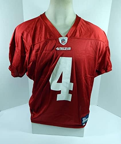 2009 San Francisco 49ers Andy Lee 4 Igra Izdana crvena orksinka XL DP34724 - Neincign NFL igra Rabljeni