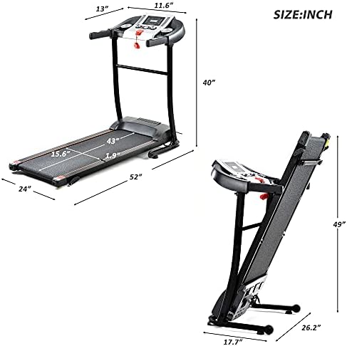 Treadmill nagib Workout Električna pješačka staza za bicikl za bicikle za kućnu sklopivu šetnju jogging vježbi