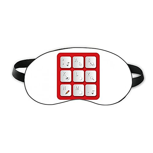 Dizajn prečaca na tipkovnici dizajn za spavanje štitnika za oči meka noć za sjenilo za sječenje