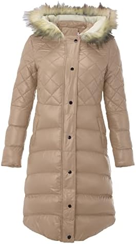 Veliki ovratnik velika veličina tanka jakna duža verzija zimskog hladnog kaputa za ženske zime plus veličina
