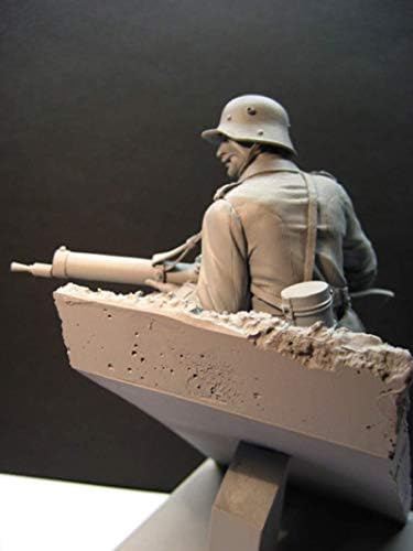 BEHTAR 1/16 Figura de resina soldado Modelo soldado de infantería de la Segunda Guerra Mundial con escena gk / / Z15014