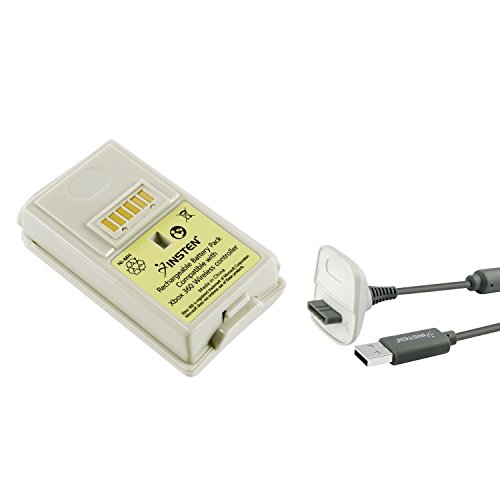 INTERED kabl za punjenje sa besplatnom zamjenom baterije Kompatibilan sa Microsoft Xbox 360 kontrolerom