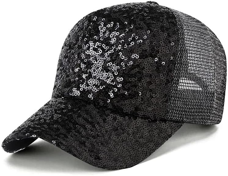 ZSEDP ženska mrežasta bejzbol kapa za djevojčice ljetni šešir podesiv
