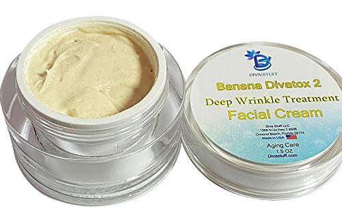 Diva Stuff Banana Divatox 2! Superior Deep Wrinkle tretman lica i noćna krema, Plumping and Smoothing, 1 OZ