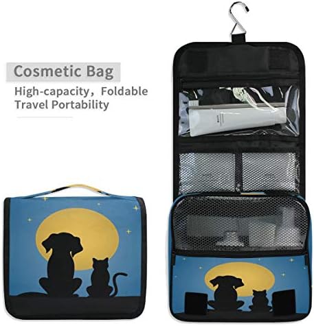 Cutexl kozmetička torba životinja mačja mačja mjesec veliki viseći torbu za pranje gardera prijenosna