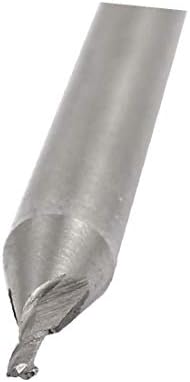 X-DREE prečnik sečenja 1,5 mm 51 mm dugačak HSS-AL 2-FLAUTA ravna bušaća rupa alat za sečenje kraja glodalice