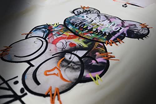 Screenshot muns hip-hop NYC Srednja odjeća Premium TEE - Urban Varsity Racing Patch Vez za vez visoke gustoće Gel Print majica