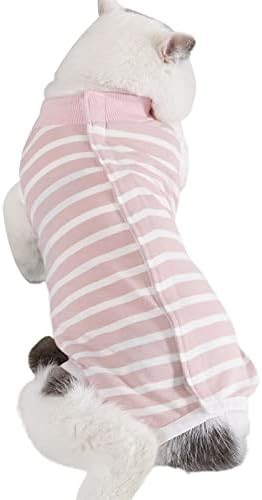 Yirtree CAT odijelo Jednostavno nošenje dimljivog rana za oporavak kućnih ljubimaca, kuckih pribor ružičaste s
