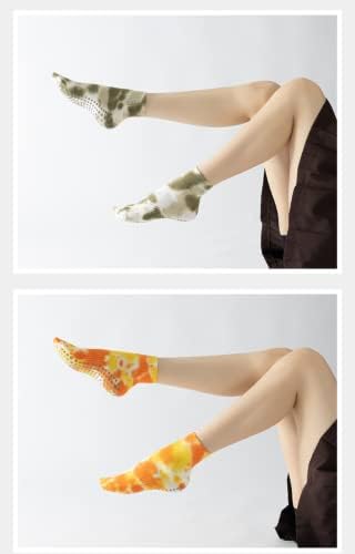 XIANGERER 1 / 4 / 5 / 6 parovi ženskih sportskih čarapa za sportske čarape Pilates Yoga čarape koje ne klizaju sa jastukom za posadu dugačke podne čarape