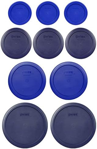 Pyrex 7402-PC 6/7 CUP BLUE, 7201-PC 4 CUP kadet plava, 7200-PC 2 CUP plava, 7202-kom 1 čaša kadet plavi