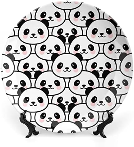 Panda FaceCeramic Dekorativna ploča sa šarkim Custom Bone Kina Početna ploča za kućnu kuhinju u dnevnoj sobi