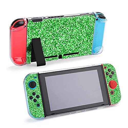 Futrola za Nintendo Switch, zelena svjetlucava štampa od pet komada postavlja zaštitni poklopac
