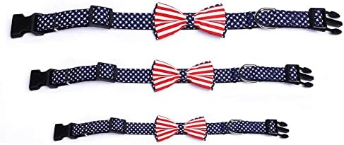 Ovratnik za kućne ljubimce luk kravate mačka američka zastava prilagođena britanskim plaćenim udobnim poklon uzorcima Bowtie podesiv