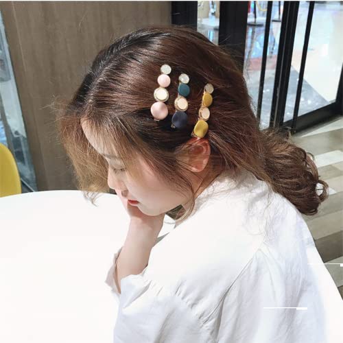 JIEKRIHLO 3 Pce Macaron Creativity hair clips Candy colorhair clips moderan i svestran dizajn za žene djevojke