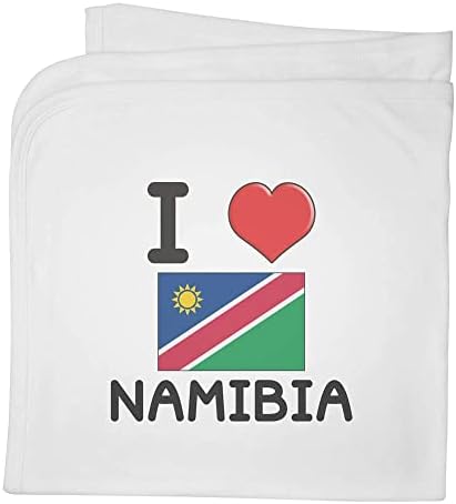 Azeeda 'Volim Namibia' pamučni debeki pokrivač / šal