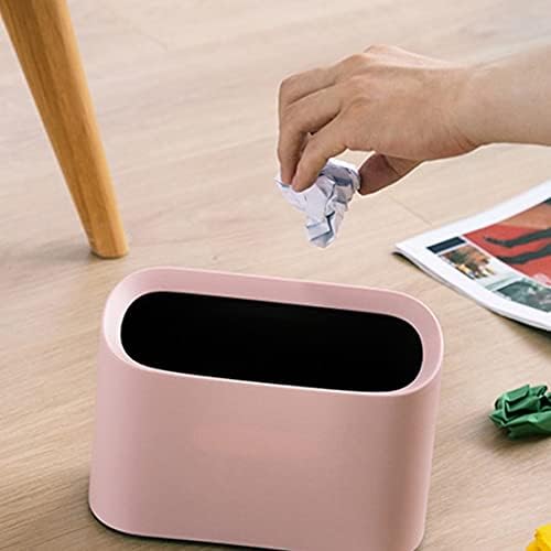 n / Nova Mini kanta za otpad Desktop korpa za smeće sto za kućnu kancelariju trese kanta za smeće sto za odlaganje kutija za smeće Sandries Barrel Box