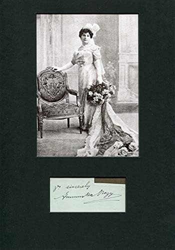 Novelist baroness oerczy Autograph, potpisana stranica sa Albumom