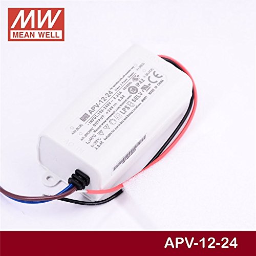 LED drajver 12W 24V 0.5A APV-12-24 Meanwell AC-DC prebacivanje napajanja APV-12 Series SONALLY C.V