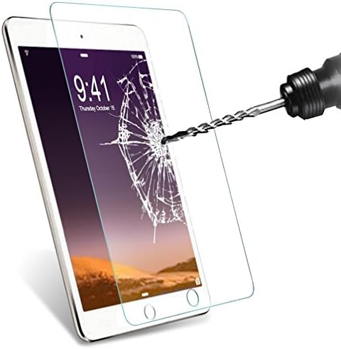 KIQ [2 Pakovanje] iPad Mini 4 5 7.9 kaljeno staklo Zaštita ekrana, 9h tvrd 0.30 mm bez mjehurića protiv