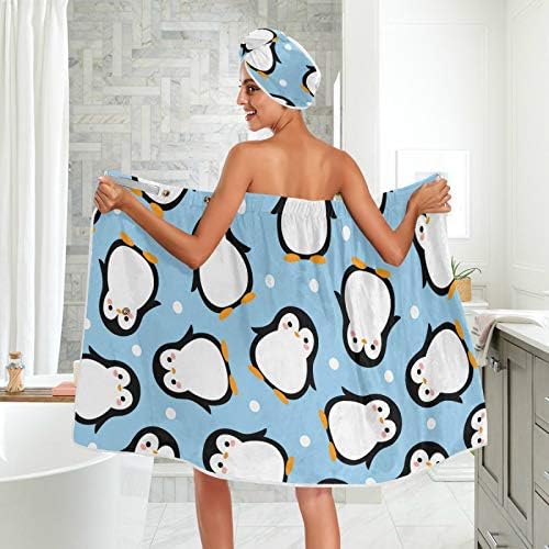 xigua ženski Spa / kupatilo, lagana Podesiva meka odjeća za spavanje dame Loungewear topli čvrsti ženski bade mantil, kapa za suhu kosu & traka za glavu -