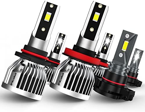 Spbrtbub LED žarulje, kompatibilne sa Chevy prigradskom 1500 2000-2006.9005 + 9006 LED motor za pretvorbu,