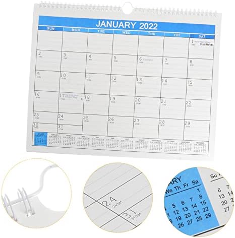 Operilacx 1pc 2022 2022 Kalendar Kalendar Kalendar za stol divovski zidni kalendar, Notepad 2022 Mesečni