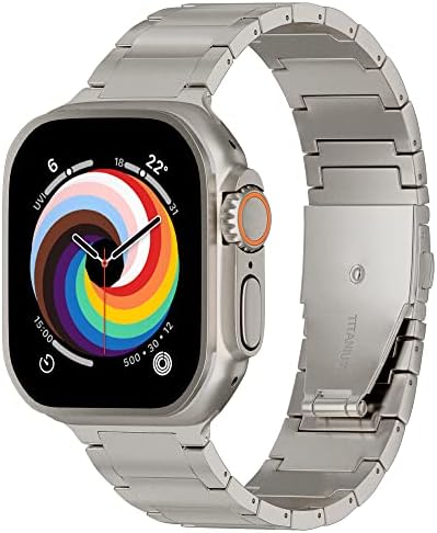 Endwireless Kompatibilan za Apple Watch Ultra bend 49mm Titanium metalni remen, zamrznut mat zamenski ručni