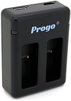Progo Dual Channel USB punjač Kompatibilan je za GoPro Hero5 Hero5 crni i kompatibilan za GoPro AHDBT-501,