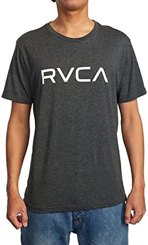 RVCA Muška Crvena šav grafički posada T-Shirt