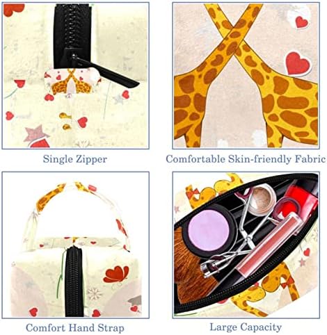 Mala šminkarska torba, patika za kozmetike za žene i djevojke, par Valentine Giraffe Par
