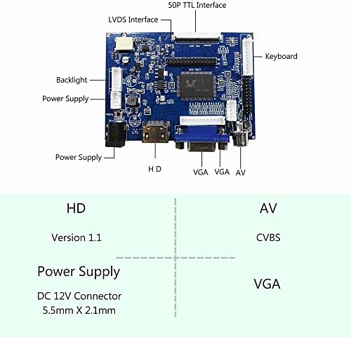 HDMI VGA 2av LVDs kontrolna ploča 30 Pin za 1440x900 B154PW01 LP154WP1 LP171WP4 LTN170X2 L02 B170PW06