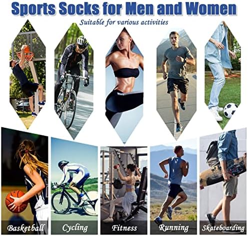 Paixun čarape za muškarce i žene Ne pokazuju atletski trčanje čarape za kompresiju gležnja pamučna vježba