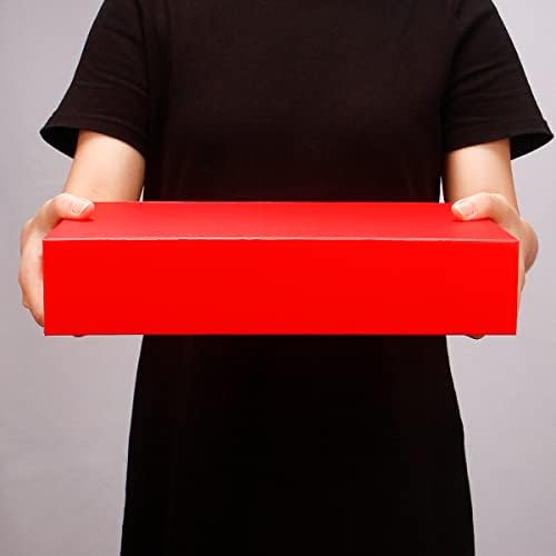 Poklon kutija Mozrro sa poklopcima, 11,5 x 8,5 x 2,3 u magnetskom zatvaraču srušene poklon kutije